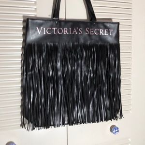 "VICTORIAS SECRET"  FRINGED TOTE  NWT